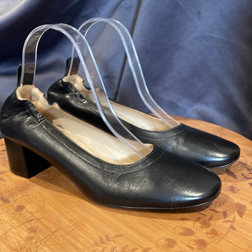 Everlane Day heel size 9 black leather